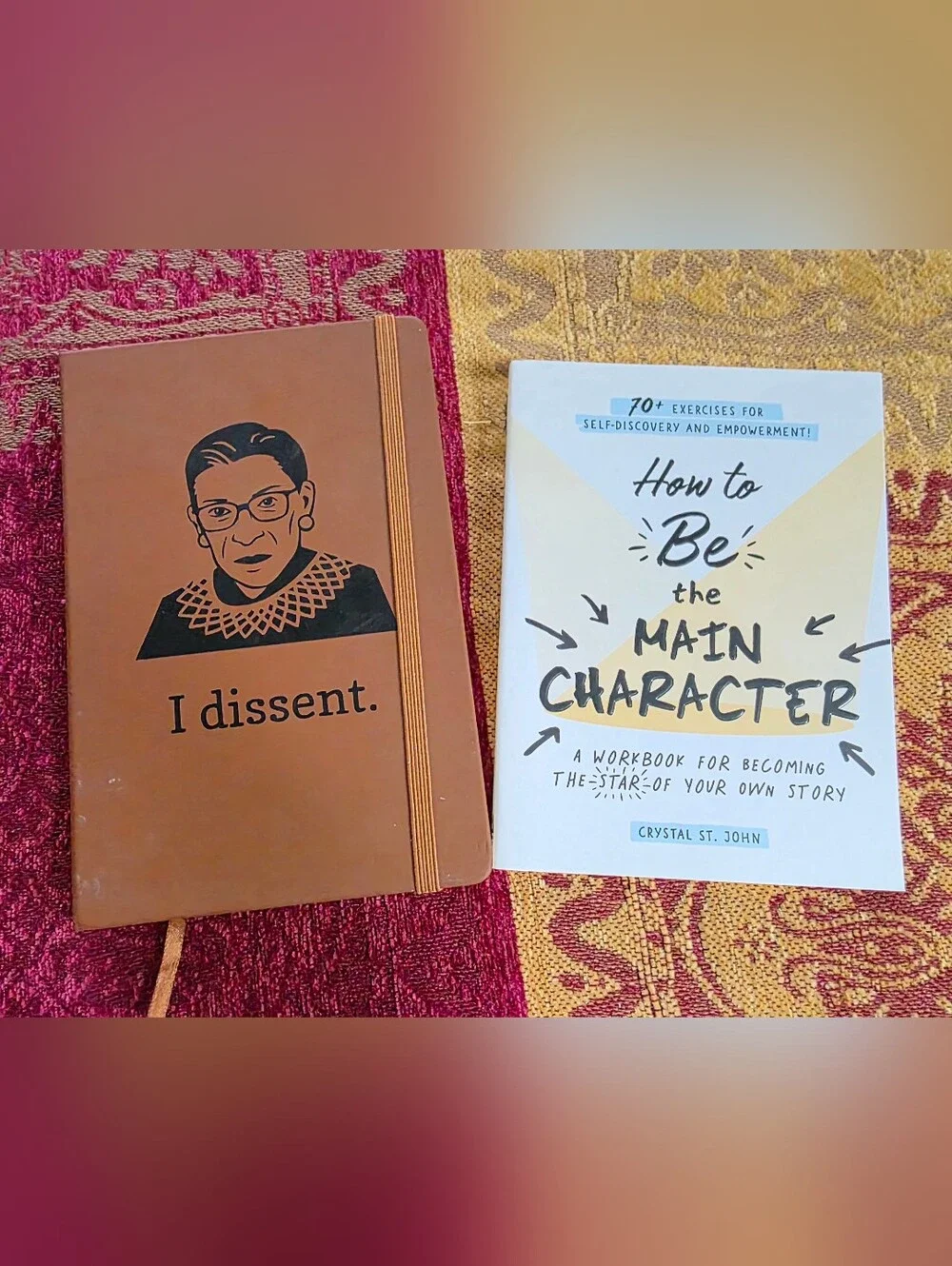 2 Piece Self-Help Workbook + Journal Set